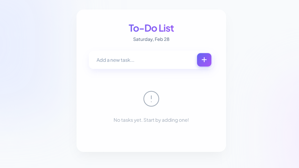 To-Do List — Clean task management application